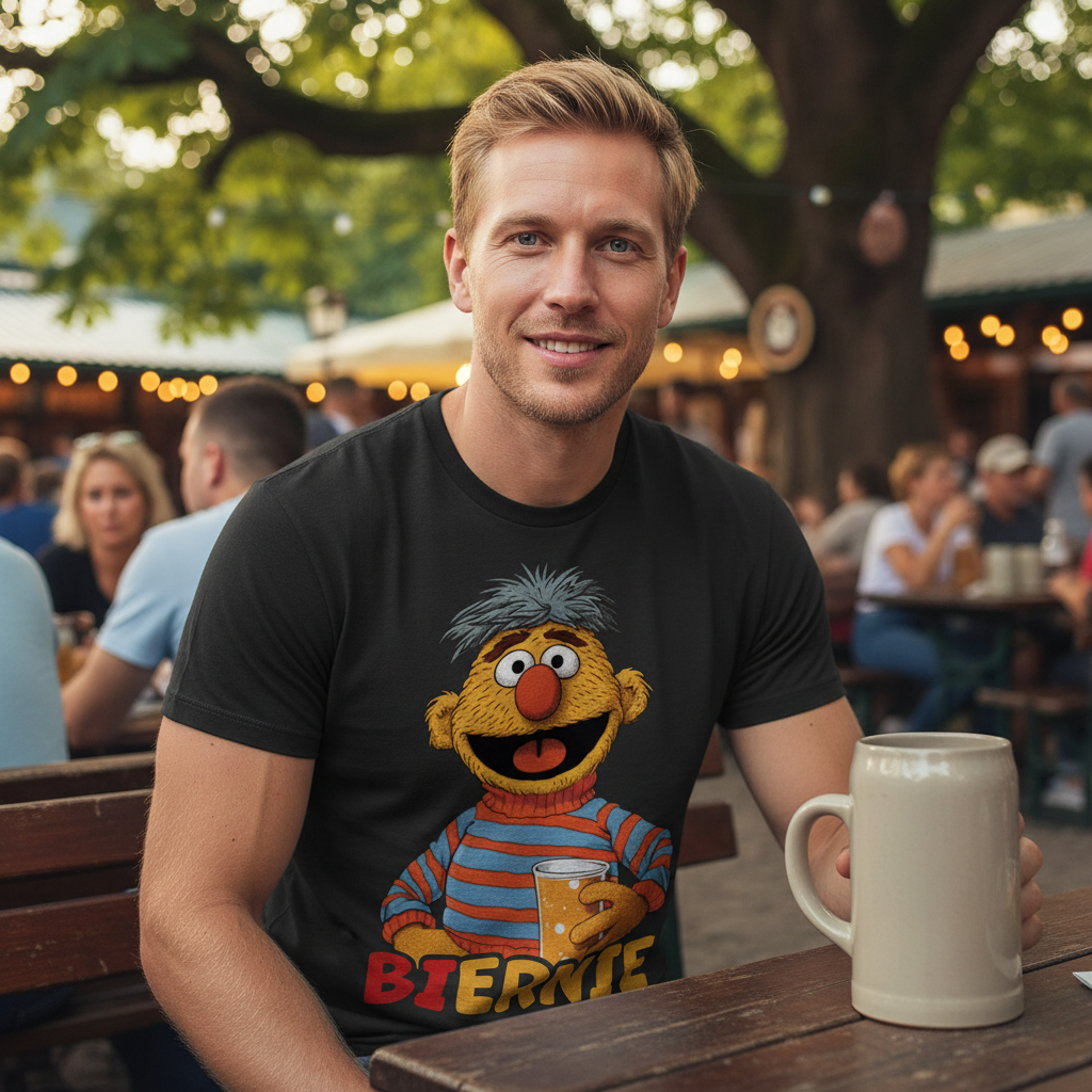 Sesamstraße - Ernie Biernie - Herren Shirt