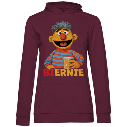 Sesamstraße - Ernie Biernie - Damen Hoodie Wine