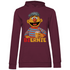 Sesamstraße - Ernie Biernie - Damen Hoodie Wine