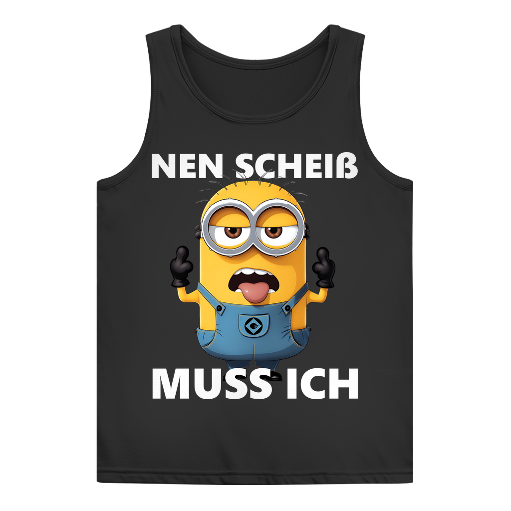 Damen Tank Top Nen Scheiß Muss Ich Minion