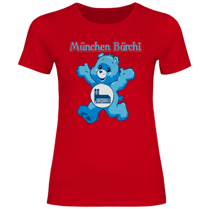 München Bärchi - Glücksbärchi - Damenshirt Red