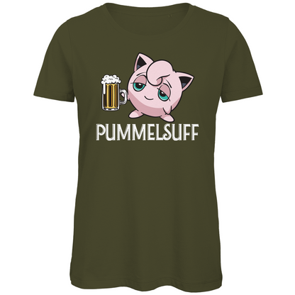 Pummelsuff Pummeluff - Damen Premium Bio T-Shirt Khaki
