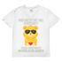 Herren V-Neck T-Shirt Wer nicht mit mir auskommt Glücksbärchi Bärchi Spruch White