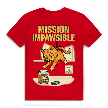 Mission Impawsible Katze - Herren Premium Bio T-Shirt