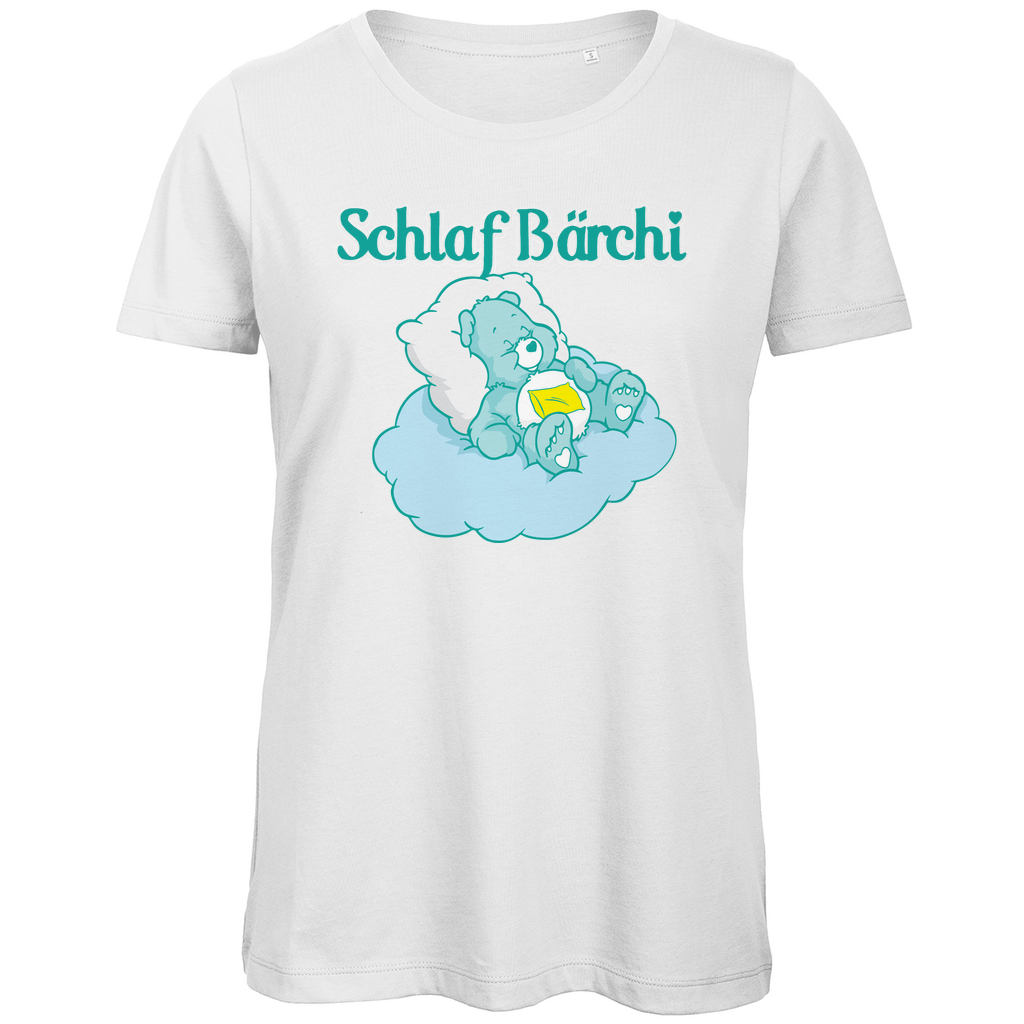 Schlaf Bärchi - Glücksbärchi - Damen Premium Bio T-Shirt White