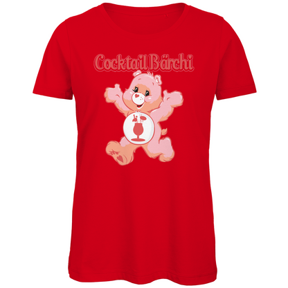 Cocktail Bärchi - Glücksbärchi - Damen Premium Bio T-Shirt Red
