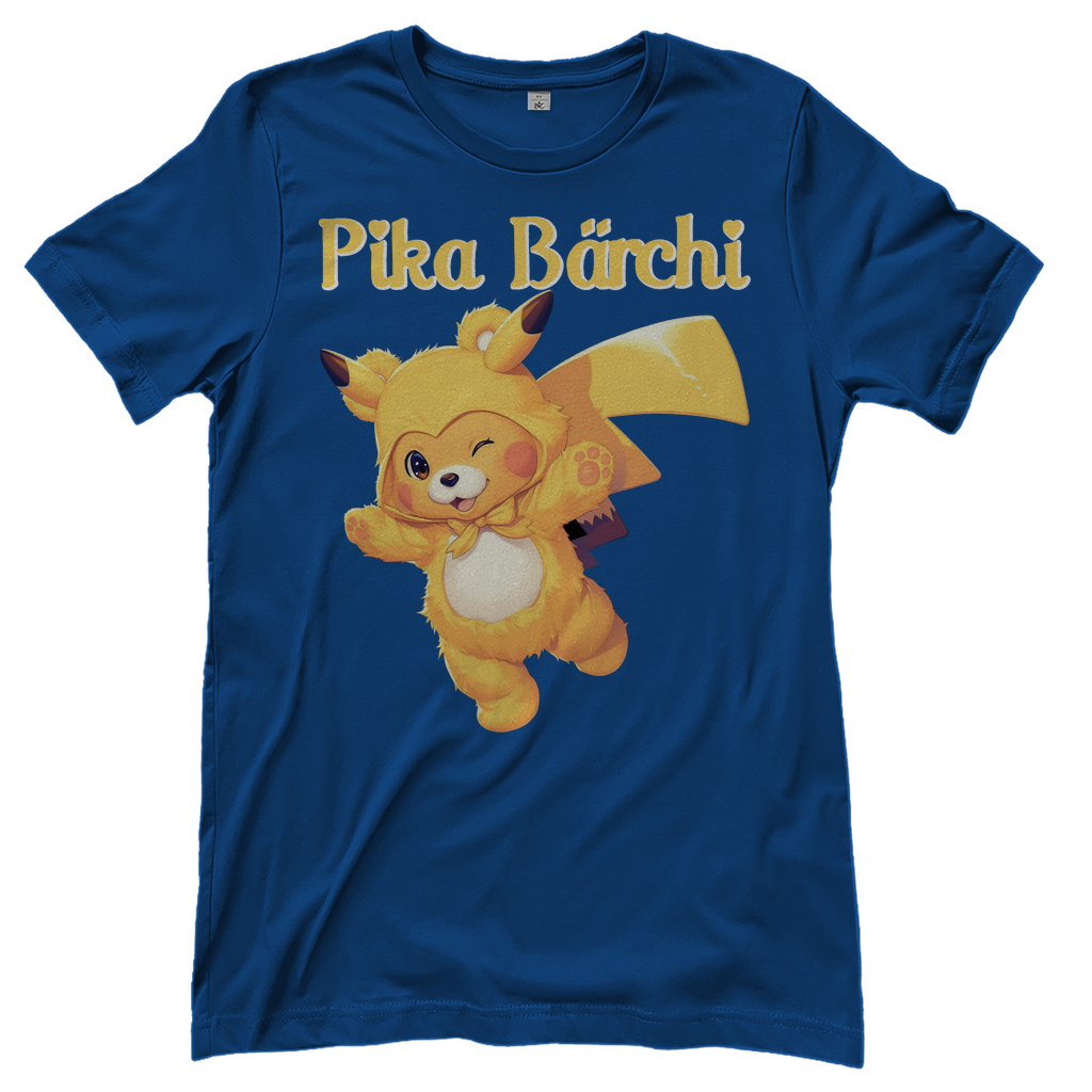 Pika Bärchi - Glücksbärchi - Damenshirt Royal Blue