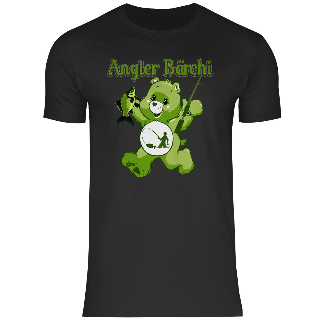 Angler Bärchi - Glücksbärchi - Herren Shirt