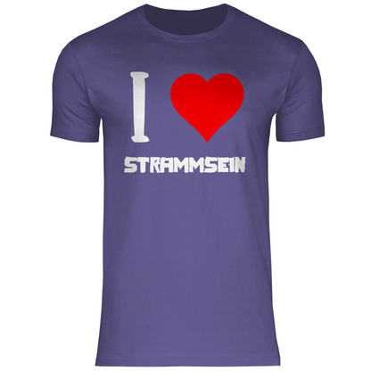 I love Strammsein - Herren Shirt Millennial Lilac