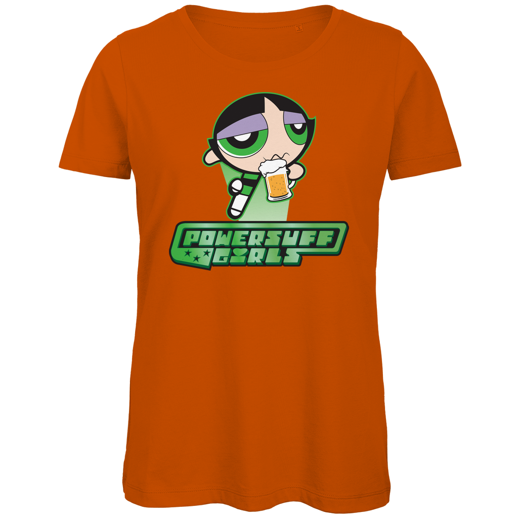 Buttercup Powersuff Powerpuff Girls - Damen Premium Bio T-Shirt Urban Orange