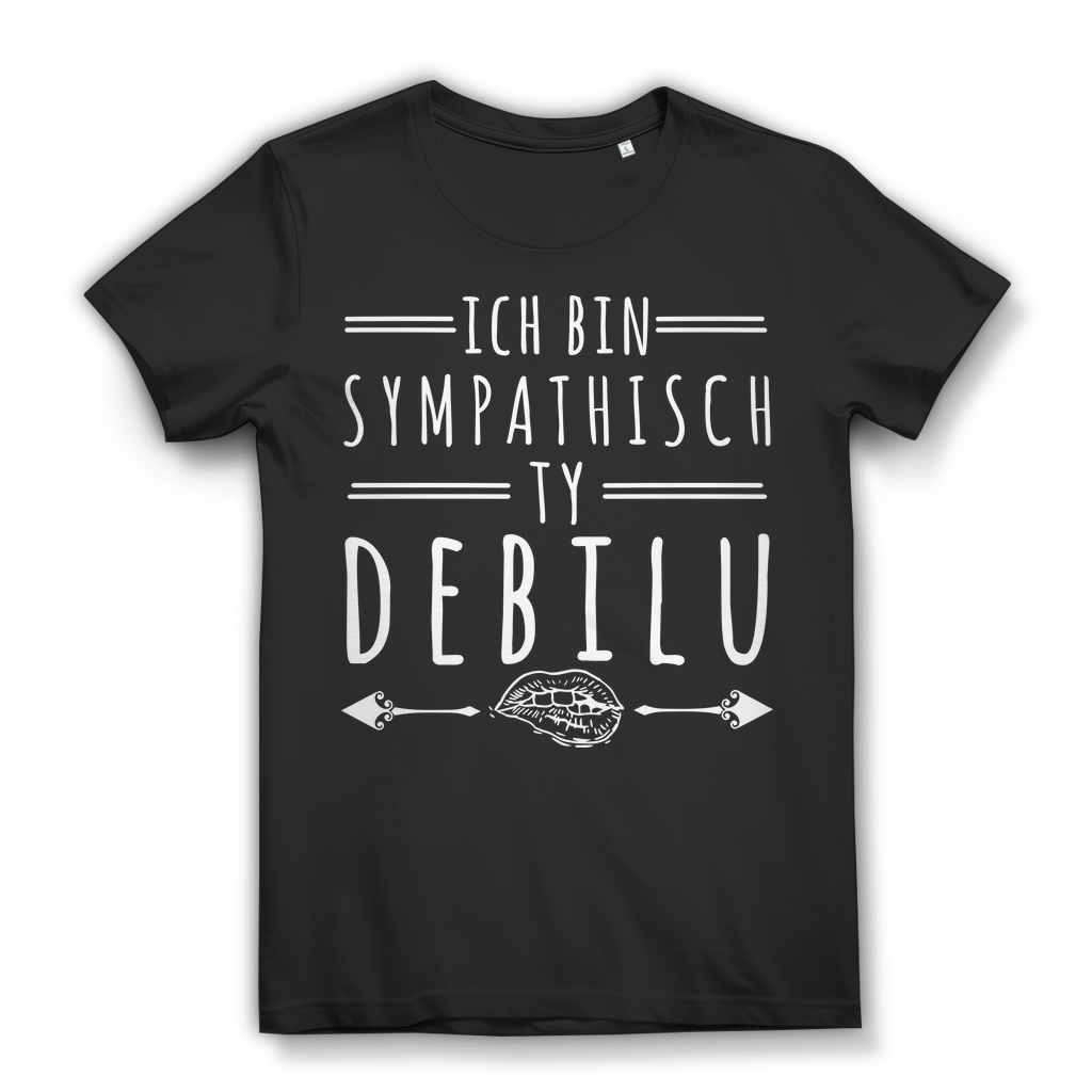 Sarkastisches Sprüche Shirt Damen – Sympathisch Ty Debilu Polen Design Black