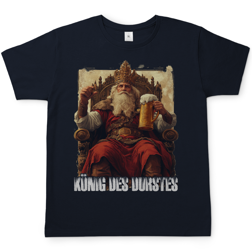 König des Durstes - Herren Shirt Navy