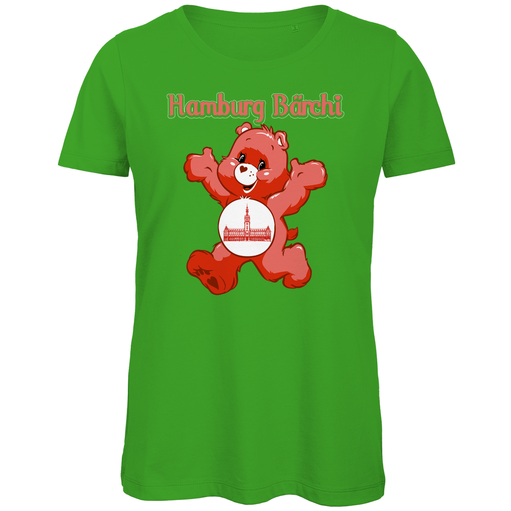 Hamburg Bärchi - Glücksbärchi - Damen Premium Bio T-Shirt Real Green