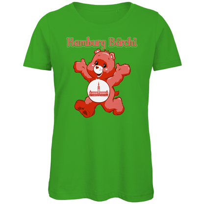 Hamburg Bärchi - Glücksbärchi - Damen Premium Bio T-Shirt Real Green