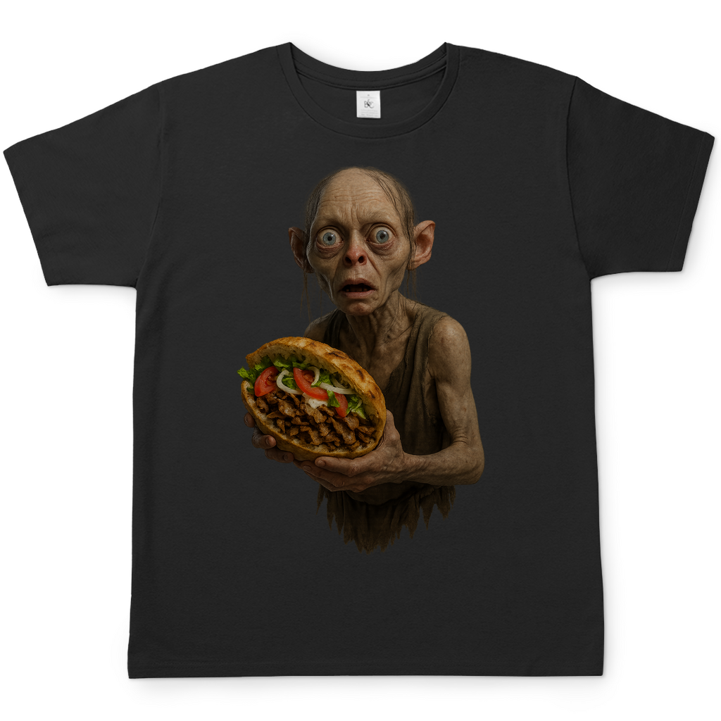Döner mein Schatz Gollum LOTR - Herren T-Shirt Black