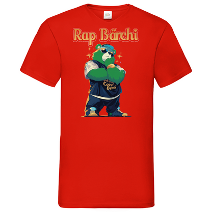 Rap Bärchi - Glücksbärchi - Herren V-Neck Shirt