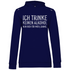 Ich trinke keinen Alkohol nur Bier für mich danke - Damen Hoodie Navy Blue