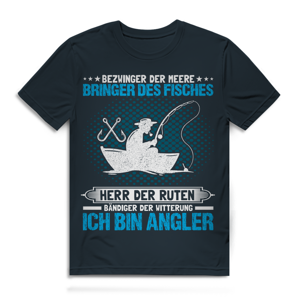 Herren T-Shirt Angeln – Ich bin Angler bringer des Fisches Funshirt Geschenk Bio