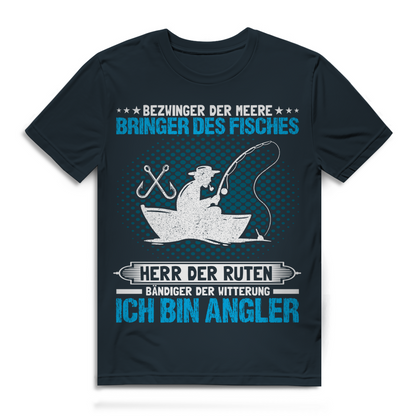 Herren T-Shirt Angeln – Ich bin Angler bringer des Fisches Funshirt Geschenk Bio