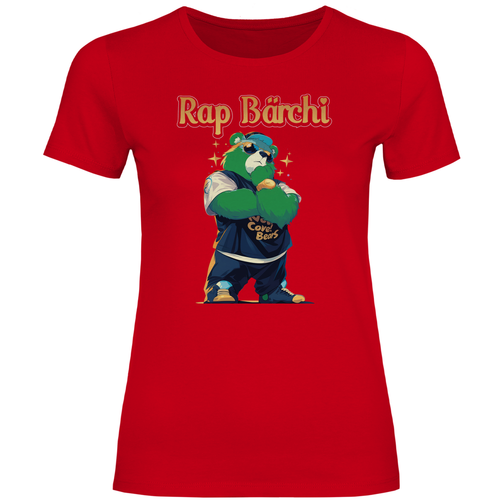 Rap Bärchi - Glücksbärchi - Damenshirt Red