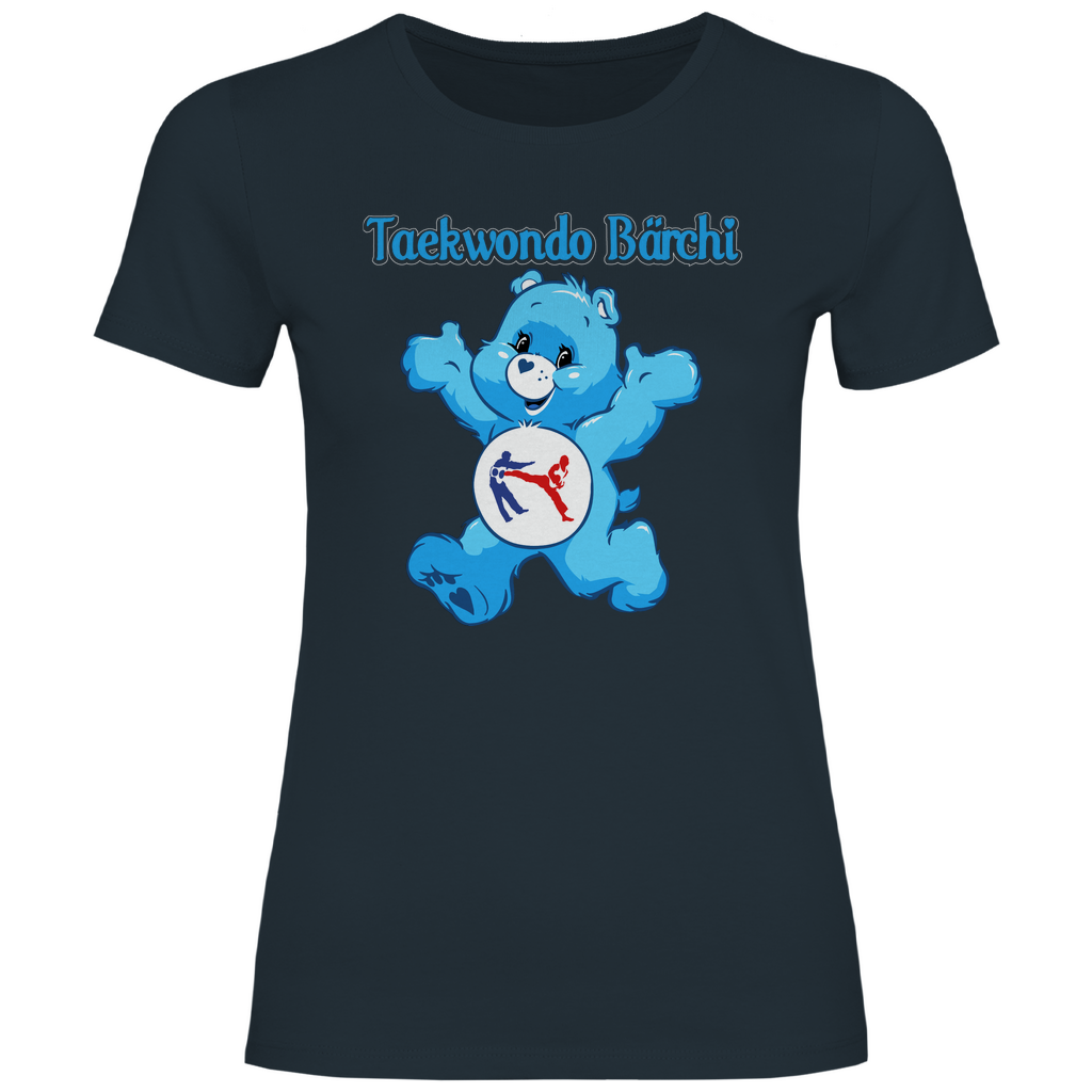 Taekwondo Bärchi - Glücksbärchi - Damenshirt Dark Grey Solid