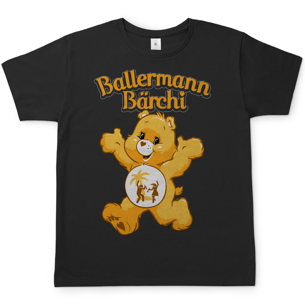 Ballermann Bärchi - Glücksbärchi - Herren Shirt Black