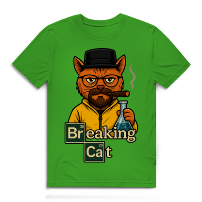 Breaking Bad Breaking Cat Katze - Herren Premium Bio T-Shirt