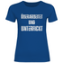 Überarbeitet und unterfickt - Damenshirt Royal Blue