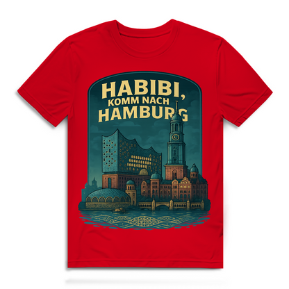 Habibi komm nach Hamburg - Herren Premium Bio T-Shirt