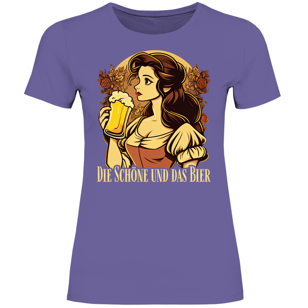 Die Schöne und das Bier Belle - Damenshirt
