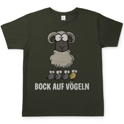 Bock auf Vögeln - Herren Shirt Urban Khaki