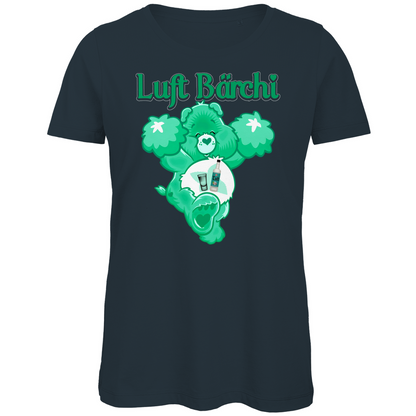 Luft Bärchi - Glücksbärchi - Damen Premium Bio T-Shirt Dark Grey