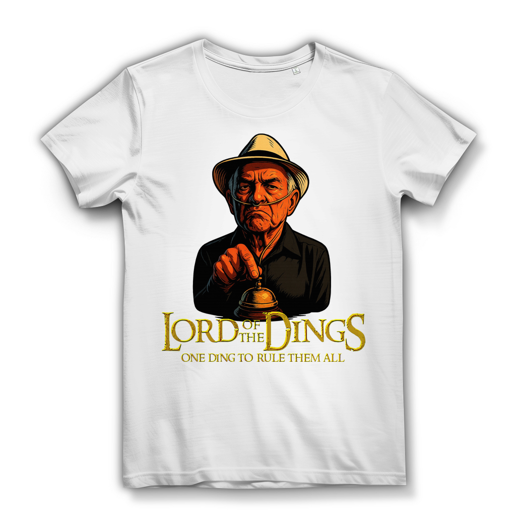 Lord of the Dings - Damen Premium Bio T-Shirt White