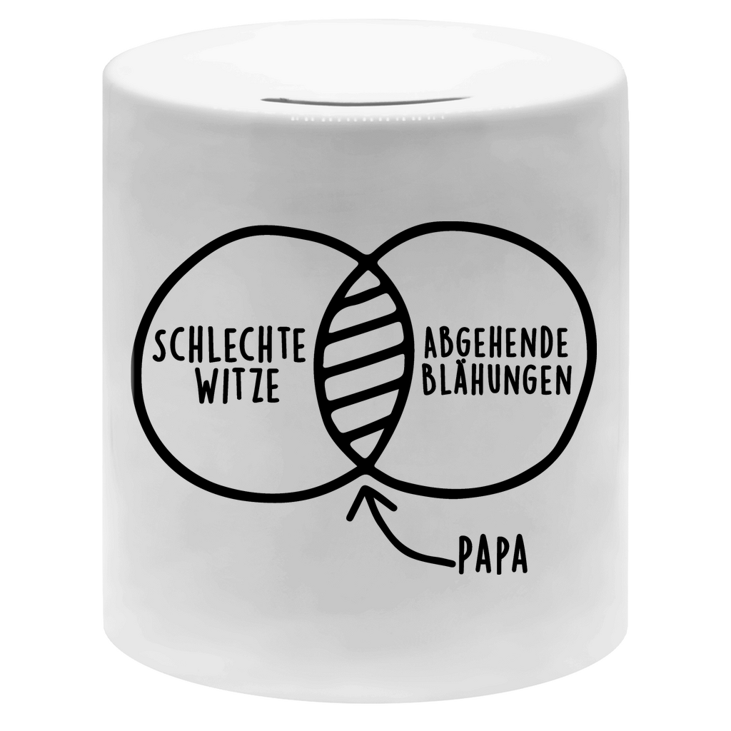 Papa schlechte Witze abgehende Blähungen - Sparbüchse Money Box