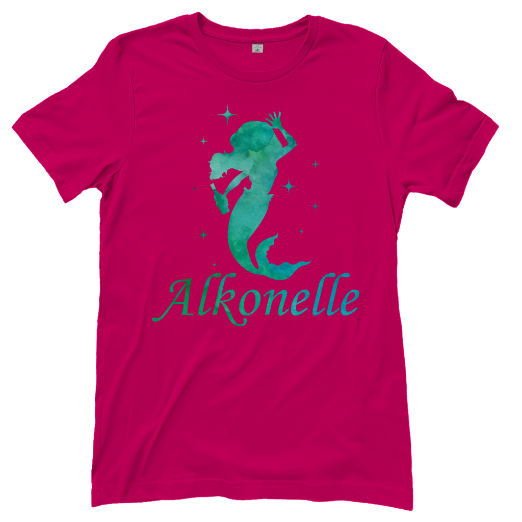 Alkonelle - Prinzessin Aquarell - Damenshirt Sorbet