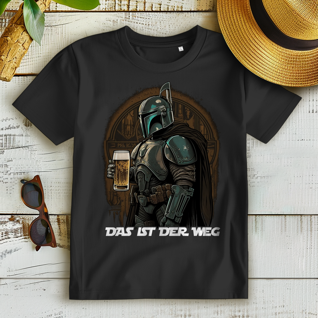 Das ist der Weg Mandalorianer Bier - Damen Premium Bio T-Shirt Black