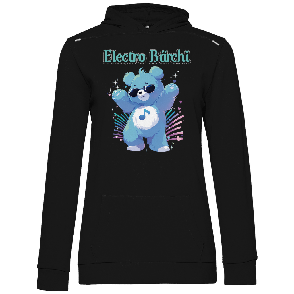 Electro Bärchi - Glücksbärchi - Damen Hoodie Black