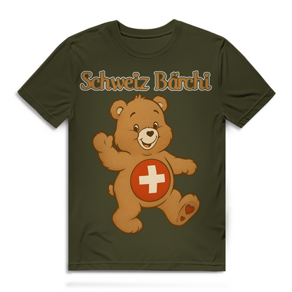 Schweiz Bärchi - Glücksbärchi - Herren Premium Bio T-Shirt