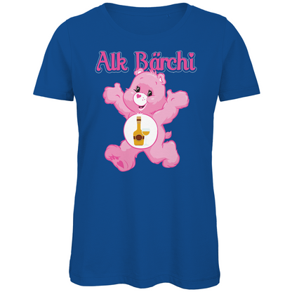 Alk Bärchi - Glücksbärchi - Damen Premium Bio T-Shirt Royal Blue