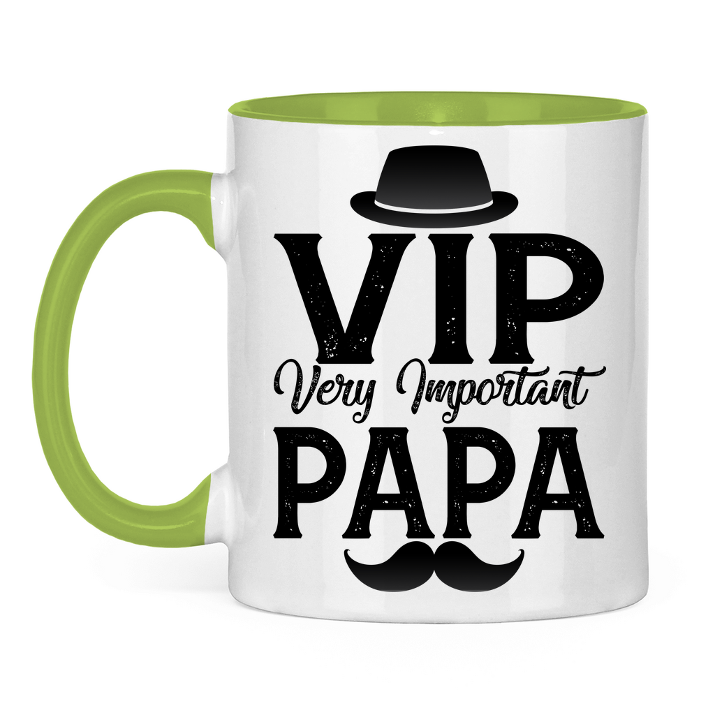 VIP very important Papa - Tasse zweifarbig