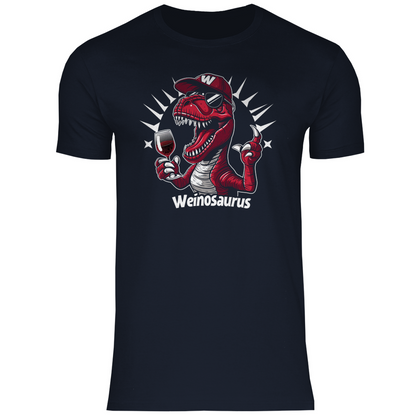 Weinosaurus - Herren Shirt Navy