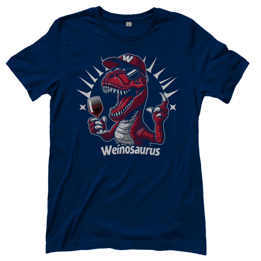 Weinosaurus - Damenshirt Navy
