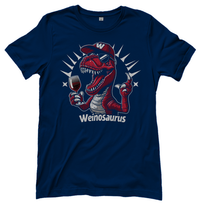 Weinosaurus - Damenshirt Navy