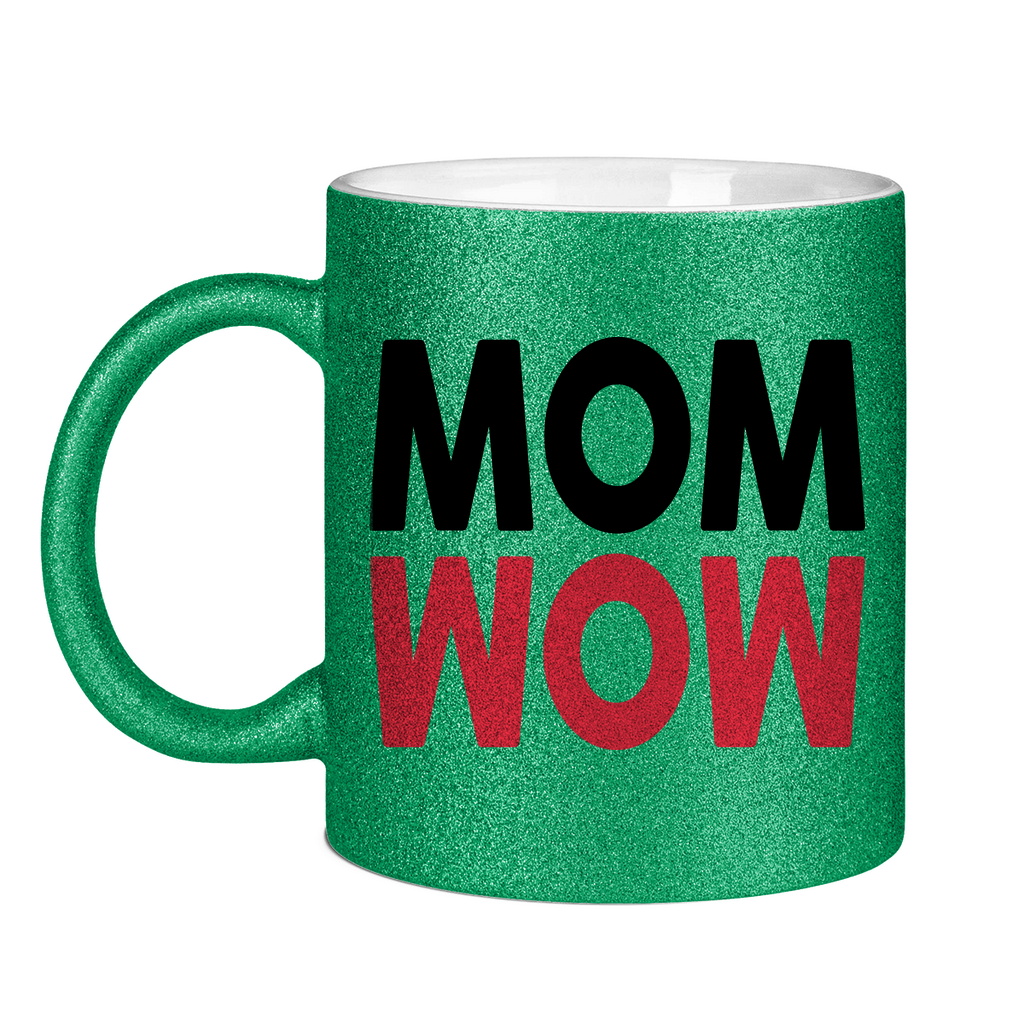 MOM WOW - Glitzertasse