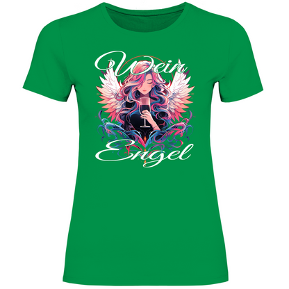 Wein Engel - Damenshirt