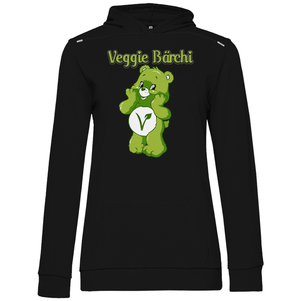 Veggie Bärchi - Glücksbärchi - Damen Hoodie Black