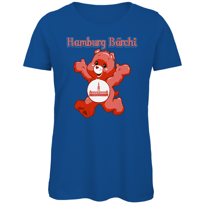 Hamburg Bärchi - Glücksbärchi - Damen Premium Bio T-Shirt Royal Blue