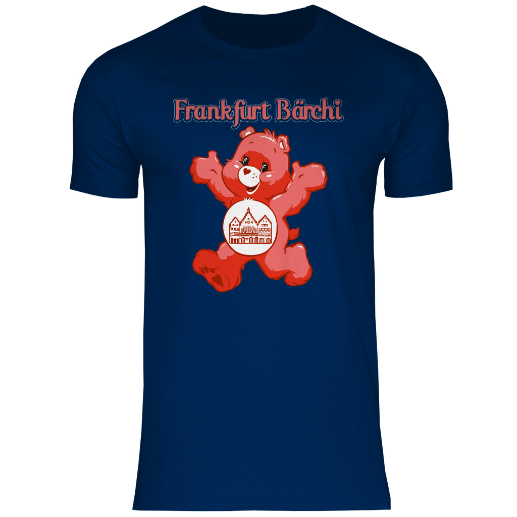 Frankfurt Bärchi - Glücksbärchi - Herren Shirt Navy