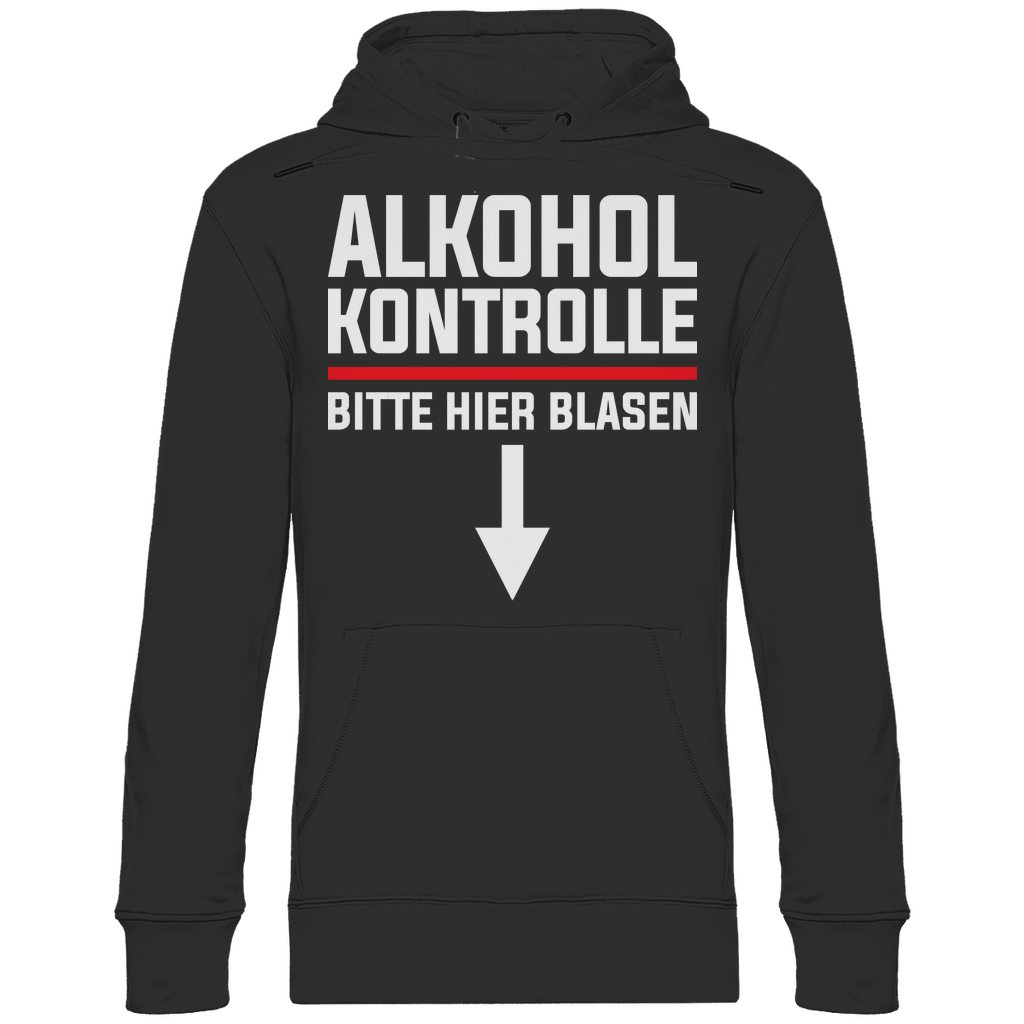 Alkohol Kontrolle bitte hier Blasen - Unisex Hoodie