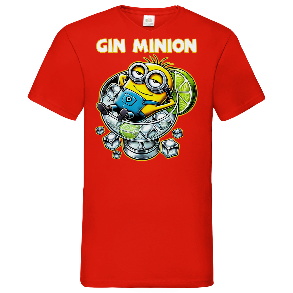 Gin Minion - Herren V-Neck Shirt